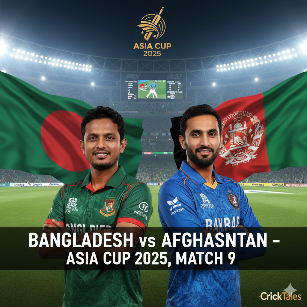 Bangladesh vs Afghanistan, Asia Cup 2025 Match 9 Full Scoreboard, Match Report & Analysis