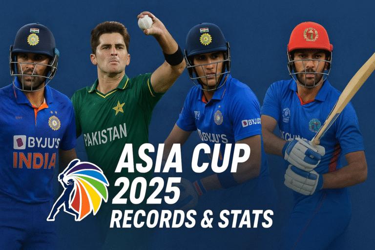 Asia Cup 2025 Records & Stats | Full List of Batting, Bowling & Team Milestones