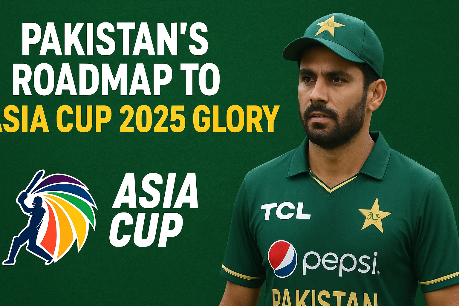 Pakistan’s Roadmap to Asia Cup 2025 Glory | Squad, Stats & Strategy