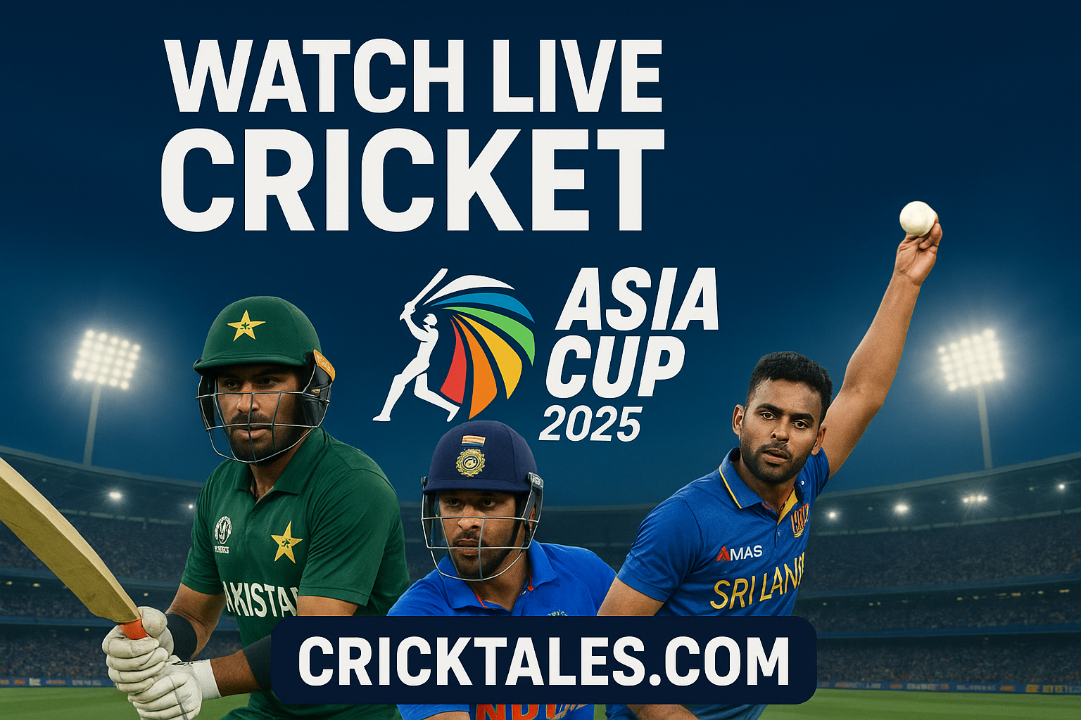 Watch Live Cricket Matches Online on CricKtales.com – Asia Cup 2025 & All Upcoming Events