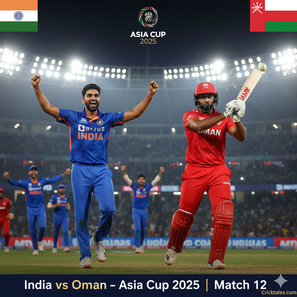 India vs Oman, Asia Cup 2025 Match 12 – Full Scorecard, Analysis & Fans’ Reactions