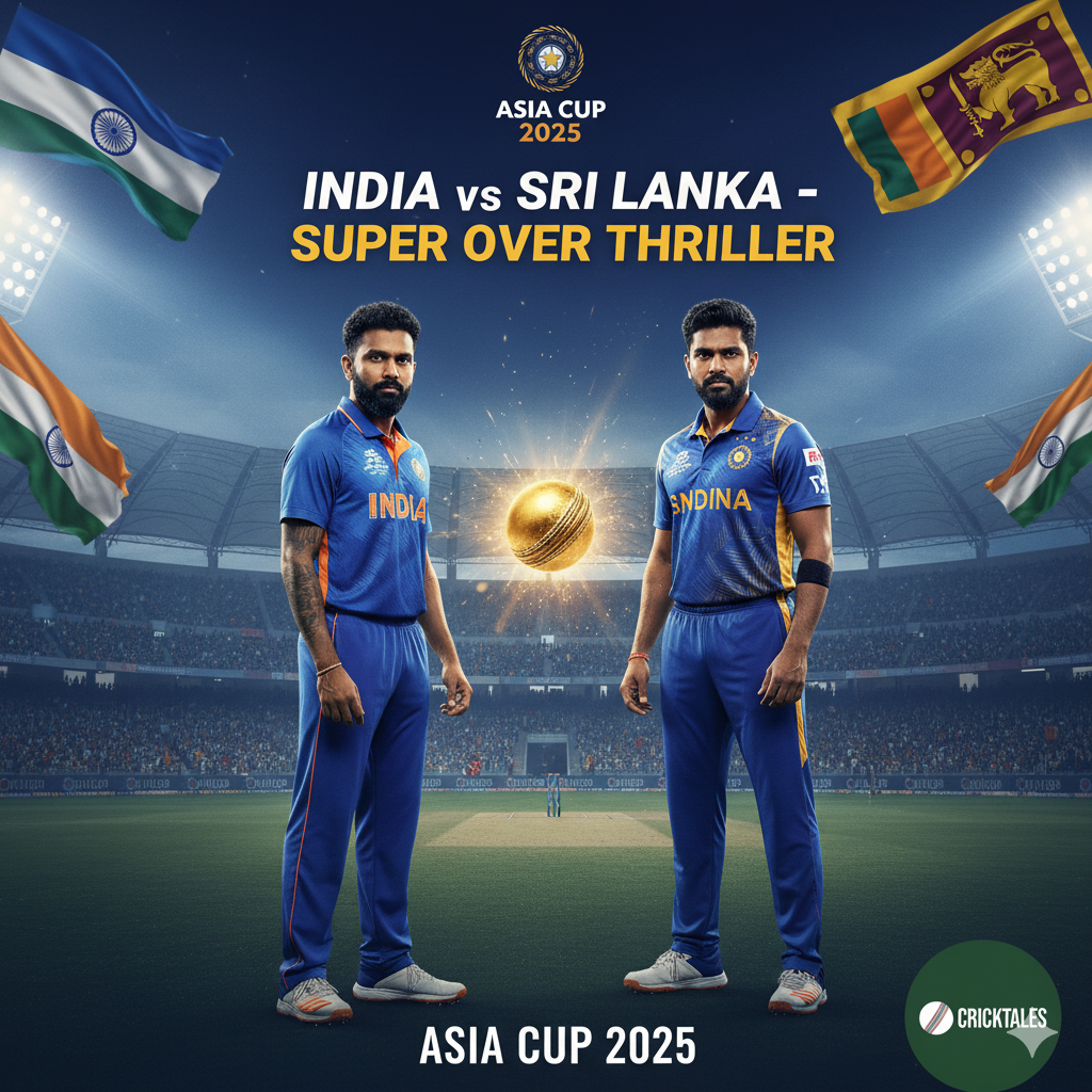 India vs Sri Lanka Asia Cup 2025 Super Over Thriller in Dubai