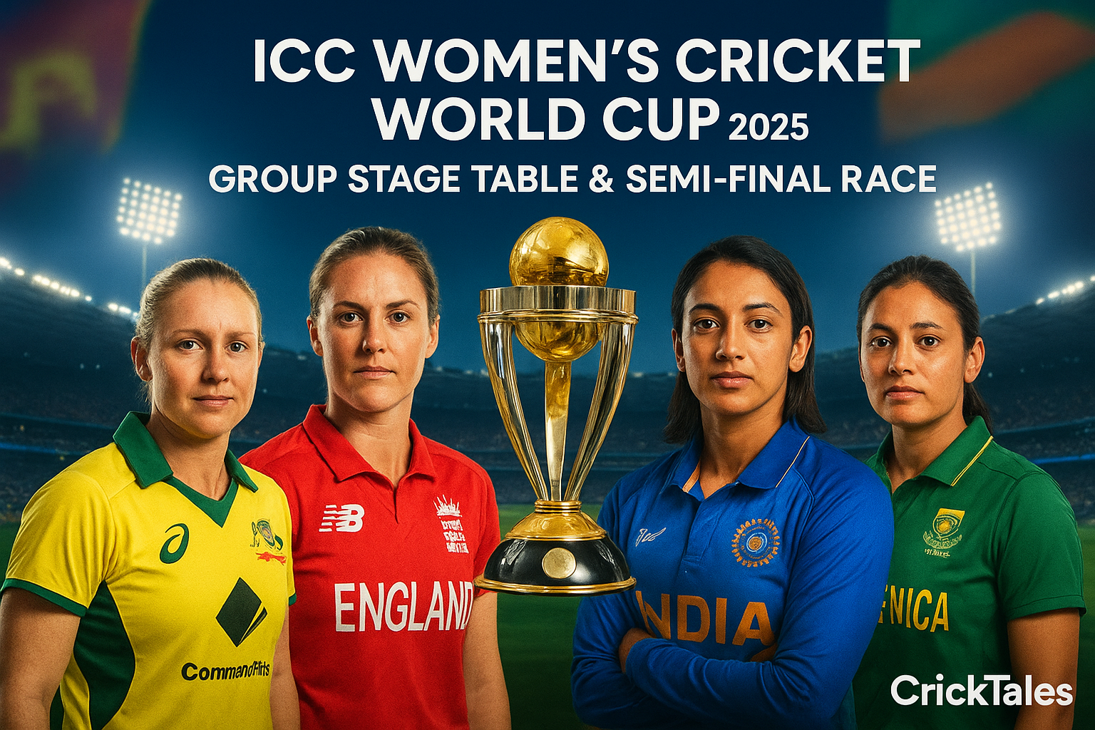 ICC Women’s Cricket World Cup 2025 – Group Stage Table, Top Performers ...